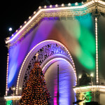 balboa park, san diego, december nights, spreckels organ pavillion, night, lights, christmas, urban photography